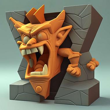 3D model Crash Bash game (STL)